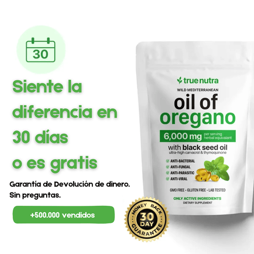 Aceite de Orégano | Antiinflamatorio, antifúngico y antiviral